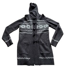 Der Wilschütz Trachten‎ Cardigan 38 Black Wool Alpine German Sweater Oktoberfest